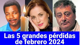 Famosos fallecidos en febrero de 2024 [upl. by Davis]