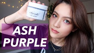 エンシェールズアッシュパープルのカラーバターで髪を染めてみた！ Review Ancels Color Butter  Ash Purple [upl. by Florie11]