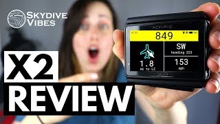 Review Aon2 X2  Skydiving Altimeter with GPS [upl. by Clayton]