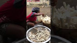 Processing ogoni garri after burial youtubemadeforyou 100shorts2024 youtubeshorts makemefamous [upl. by Bowie]