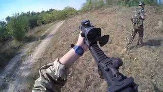 Airsoft Shoot amp Loot POV Scene [upl. by Lune94]