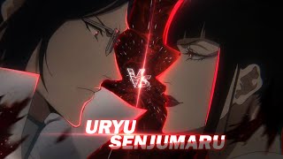 Uryu vs Senjumaru  4k edit  Bleach  Thousand Year Blood War  Part 3 [upl. by Rialc803]