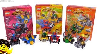 LEGO Marvel Super Heroes Mighty Micros series 3 reviewed 76089 76090 76091 [upl. by Stonwin]