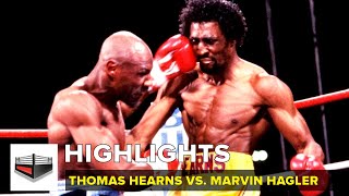 Thomas Hearns vs Marvin Hagler Combate del año 85 [upl. by Eldora]