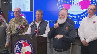 Governor Kemp updates state response to Helenes damage [upl. by Arri866]