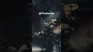 Double drum set synchronisation imaginedragons concert bones live music halloween [upl. by Persian]