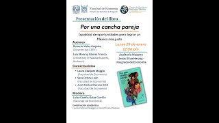 Presentación libro Por una cancha pareja Igualdad de oportunidades para lograr un México más justo [upl. by Couhp]