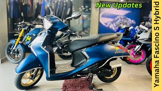 2024 Yamaha Fascino S Smart Hybrid Full Detailed Review ❤️ Price amp Features 🔥 Better Than Ntorq [upl. by Eelah]