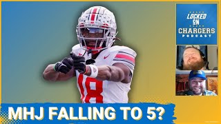 There Is A Chance Marvin Harrison Jr Falls To The Chargers And They Must Draft Him If He Does [upl. by Neve]