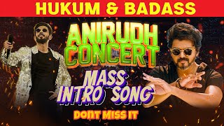 MASS INTRO SONGS  ANIRUDH TORONTO CONCERT  MUST WATCH [upl. by Malinde406]