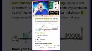 1 SORU 1 NET  ENERJİ VE HAREKET aytfizik yks shortvideo [upl. by Cassandry]