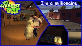 SUITCASE FULL OF MONEY  My Summer Car Ep12 [upl. by Holihs]