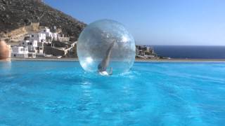 Bubble Acrobatic Dance on Water  airgamegr [upl. by Llecrad]