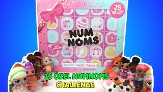 Num Noms 25 Sürpriz Dev Özel Seri Kutu LOL Bebekler ile Challenge Kim Hile Yaptı Bidünya Oyuncak [upl. by Gipson139]