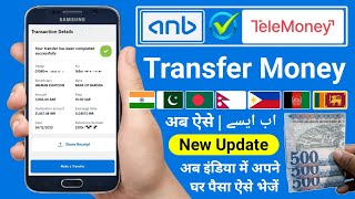 Telemoney Online Transfer  Anb Bank Money Transfer International  Telemoney Se Paise Kaise Bheje [upl. by Menendez]