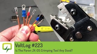 Voltlog 223  Is The Paron JXD5 Crimping Tool Any Good [upl. by Dovev]