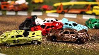 STOP MOTION Hot Wheels DEMO DERBY [upl. by Henarat]