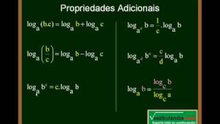 Matemática  Aula 13  Logaritmo  Parte 2 [upl. by Kinsler]