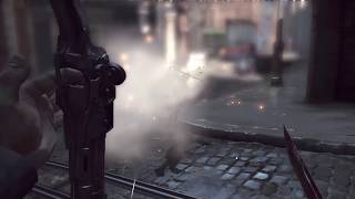 Dishonored Epic Badass High Chaos Gunplay Sword Dodging amp Weapon Wielding Clavering Boulevard Run [upl. by Enella]