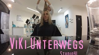 Ansatz färben  Viki unterwegs beim Friseur [upl. by Enileme]