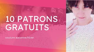 10 patrons de couture gratuits automnehiver [upl. by Esinereb]