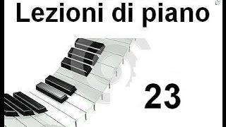 LEZIONE DI PIANO 23  La scala cromatica [upl. by Amik]