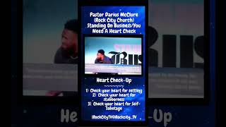 Heart CheckPastor Darius McClureStanding On Business [upl. by Ebaj]