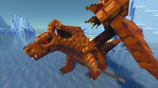 Dragon Fire AddOn Addon MCPE in Minecraft PE  MMCRAFT TV [upl. by Aerbas938]