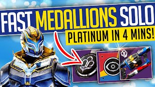 Destiny 2  FASTEST SOLO FARM Easy Platinum Medals EVERY 4 Minutes  MUST SEE [upl. by Yentruocal]