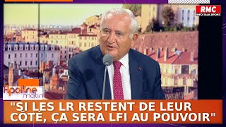 Assemblée  quotSi Les Républicains restent de leur côté ça sera LFI au pouvoirquot pense Raffarin [upl. by Eshman]