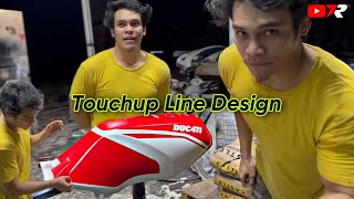 Tank RXZ Design DUC4TI Touchup Line Bergigi Edisi  PLBT [upl. by Tremml]