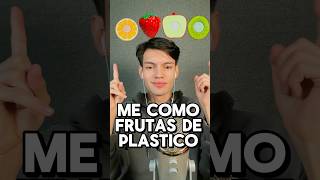 COMO FRUTAS DE PLÁSTICO asmr shorts asmrvideo food [upl. by Malik841]