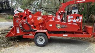 Morbark M18R Chipper Demonstration [upl. by Soirtimid]