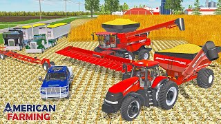 BIG TIME HARVEST amp NEW UPDATE IN AMERICAN FARMING 3 AI WORKERS [upl. by Ramyaj869]