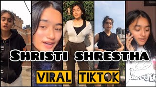 New Nepali viral tiktok collection  shristi shrestha tik tok [upl. by Anits739]