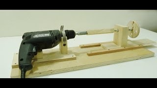 How to make a Mini Lathe [upl. by Oralle]