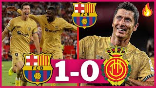 BARÇA 10 MAJORQUE  LEWANDOWSKI SAUVE LE BARCA  GAVI MASTERCLASS  VICTOIRE AVANT LINTER MILAN [upl. by Arlee]