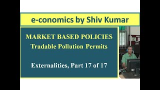 economics by Shiv Kumar Market Based Policies Tradable Pollution Permits [upl. by Etna]