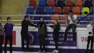 Rehearsal Gala  Rostelecom Cup 2012 part 1 [upl. by Ahsiekram]