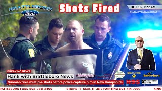 Gunman fires multiple shots before police capture him in New Hampshire brattleboronews news [upl. by Diane]