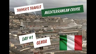 Mediterranean Cruise Day 1 Genoa [upl. by Munroe]