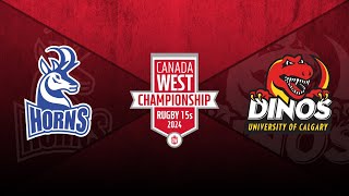 WRUG Lethbridge Pronghorns vs Calgary Dinos  Oct 20 2024 CW Bronze [upl. by Sumer]