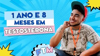 1 ANO E 8 MESES DE TESTOSTERONA  FTM [upl. by Kele]