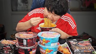 불용가리 치킨라면 전메뉴 먹방  Ramyun Mukbang [upl. by Faulkner14]