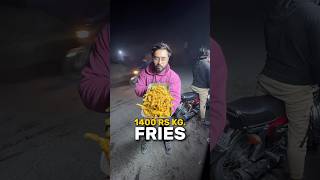 1400 Rupee KG fries 😱❤️ shortsfeed streetfood gujranwala [upl. by Aranat]