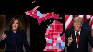 Michigan Polling Shift Analysis Post Debate Harris v Trump Sept2 [upl. by Nevanod925]