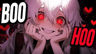 Nightcore  Boo Hoo Dark Song  Lyrics  Cjbeards amp Scarlett [upl. by Kellyann]