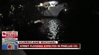 Street flooding expected in Pinellas Co due to Hurricane Michael [upl. by Constantine]