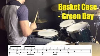 Basket Case Drum Tutorial  Green Day [upl. by Oigile]