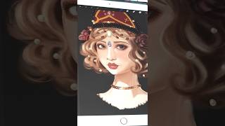 Painting Gold in Procreate art procreate tutorial [upl. by Illoh]